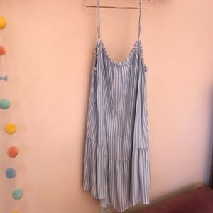 2/$10 H&M Blue Striped Dress